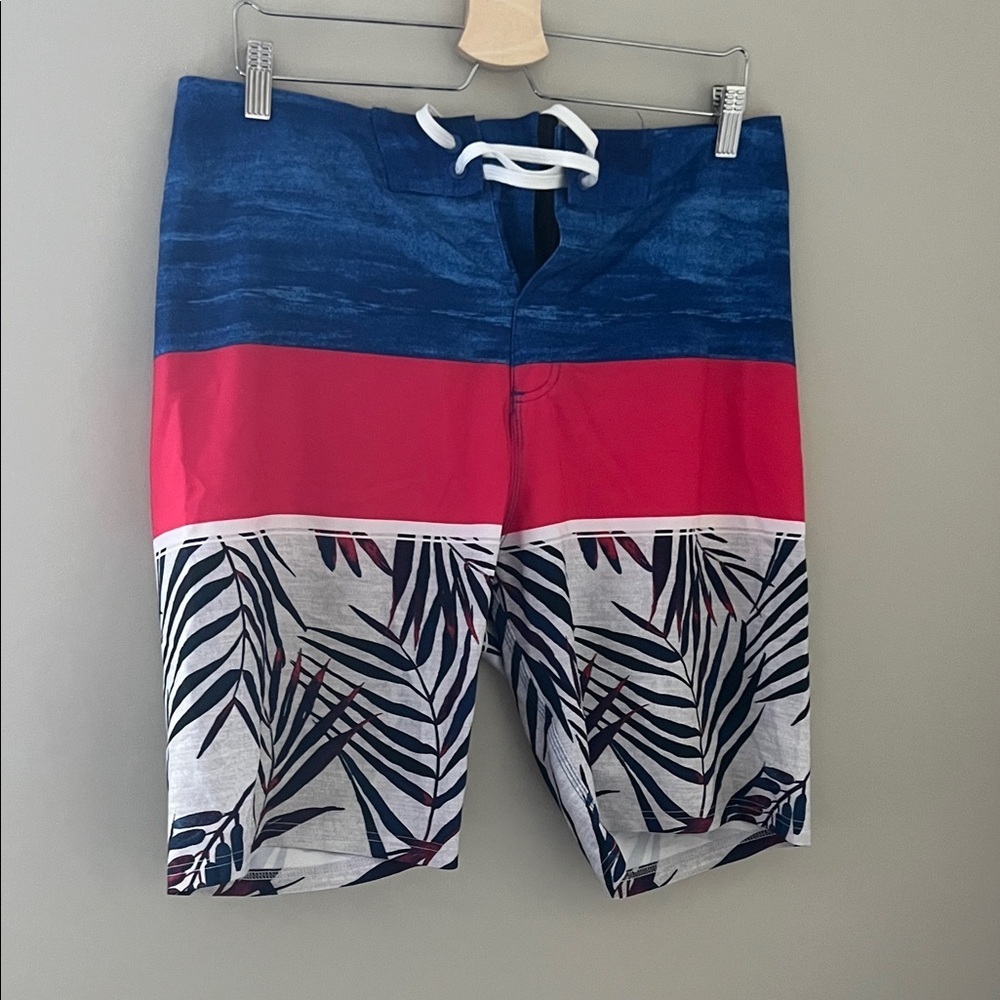 Old Navy California Tropical Board Shorts Men’s Size 32